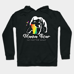 Equal Rights Mom LGBT Mama Bear Gay Pride Hoodie